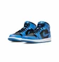 Кросівки чоловічі Air Jordan Air 1 Mid Shoes Black/Blue DQ8426-401