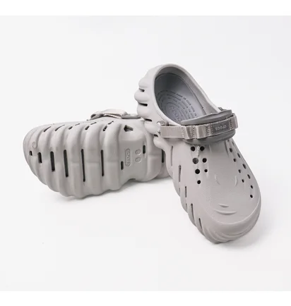 Тапочки чоловічі Crocs Echo Clog Grey 207937-1FT