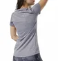 Футболка женская Reebok Reflective Graphic Short Sleeve Running Top Grey D78939