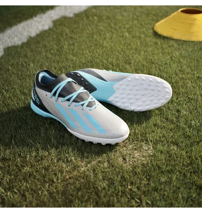 Сороконіжки унісекс Adidas X Crazyfast Messi.3 Turf Shoes Metallic IE4074