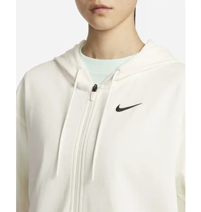 Толстовка жіноча Nike Nsw Jrsy Os Fz Hoodie Beige DM6415-133