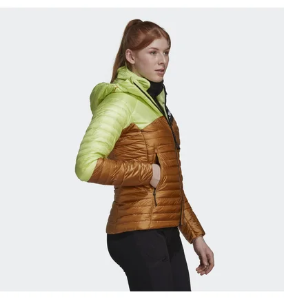 Пуховик жіночий Adidas Terrex W Techrock Year-Round Brown/Olive H57725