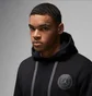 Худи мужское Air Jordan Paris Saint-Germain Fleece Pullover Hoodie Black DZ2923-010