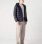 Куртка мужская Calvin Klein Recycled Hooded Blue 6CA22T0A4-K11