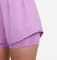Шорты женские Nike One Dri-Fit High-Rise 3In 2In1 Short Violet DX6016-532