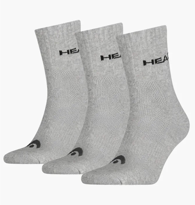 Шкарпетки HEAD Short Crew (3 шт) Grey 701213457-400