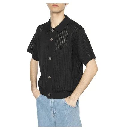 Рубашка мужская Obey Dez Black 151000106-DIB