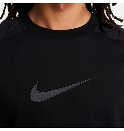 Свитшот мужской Nike Standard Issue Basketball Crewneck Sweatshirt Black FN2667-010