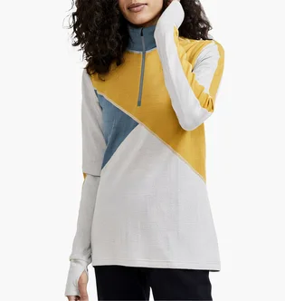 Кофта женская Craft Nordic Wool White/Yellow 1911149-914500