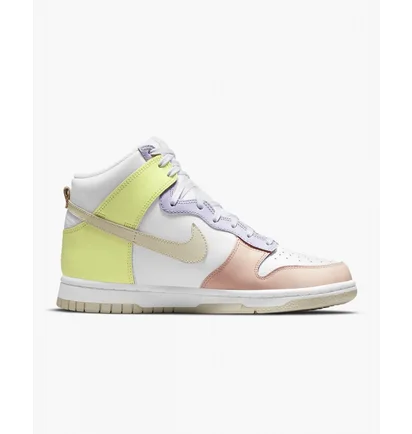 Кросівки жіночі Nike Dunk High White/Yellow Dd1869-108