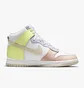 Кросівки жіночі Nike Dunk High White/Yellow Dd1869-108
