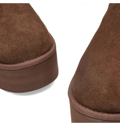 Уггі жіночі UGG Classic Ultra Mini Platform Boot Brown 1135092-BCDR