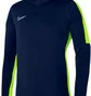 Кофта чоловіча Nike Long-Sleeve T-Shirt Dri-Fit Academy Men S Soccer Drill Top (Stock) Blue DR1352-452