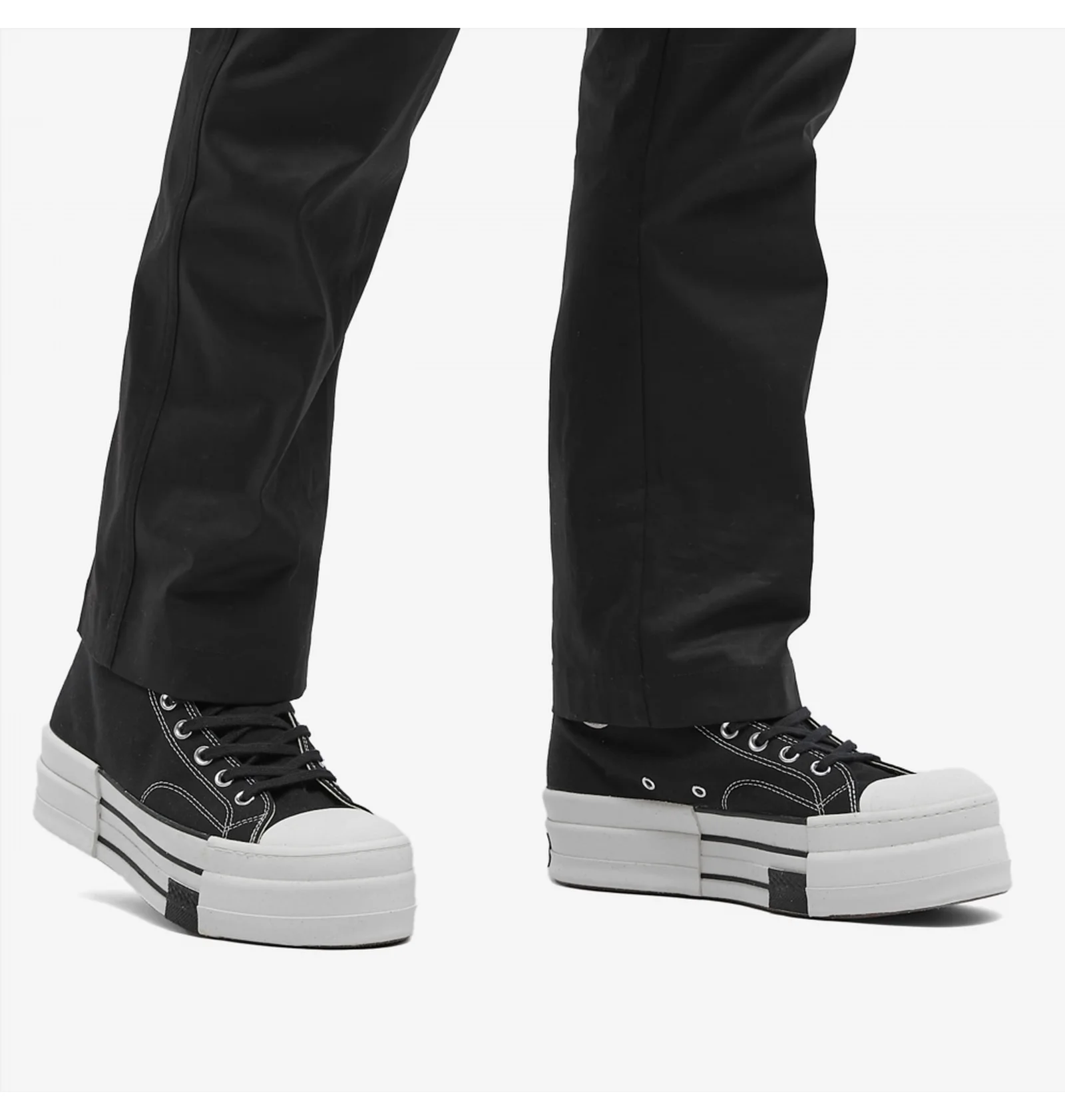 ᐉ Кеды мужские Converse X Rick Owens Dbl Drkstar Hi Black A04954C