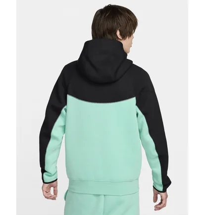 Толстовка мужская Nike Sportswear Tech Fleece Windrunner Black/Turquoise HF4432-349