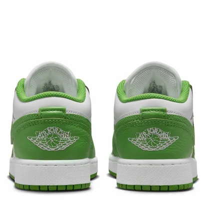 Кроссовки детские Air Jordan 1 Low Se Green/White HF4779-100