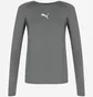 Лонгслив мужской Puma Liga Baselayer Tee Ls Grey 65592017
