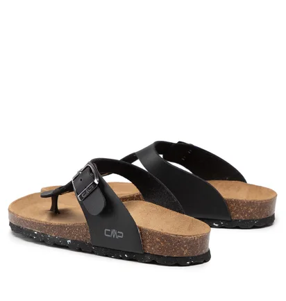 Тапочки женские Cmp Eco Mymosa Wmn Flip Flop Black/Brown 3Q91036-U901