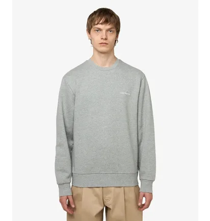 Світшот чоловічий Carhartt WIP Script Embroidery Grey I034496.00DXX