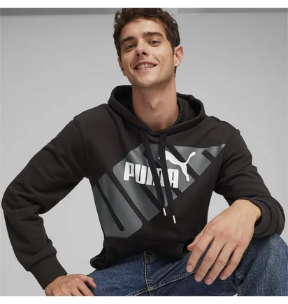 Худи мужское Puma Power Graphic Hoodie Black 678963-01