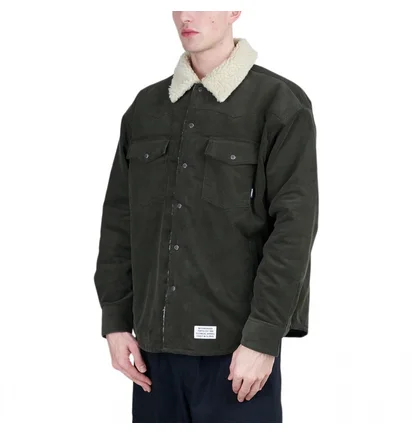 Куртка унісекс Neighborhood Cord Western Jacket Green 222UTNH-SHM03