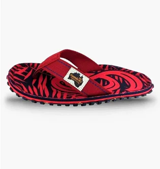 Тапочки унисекс Gumbies Islander Red/Black GU-FFISL112