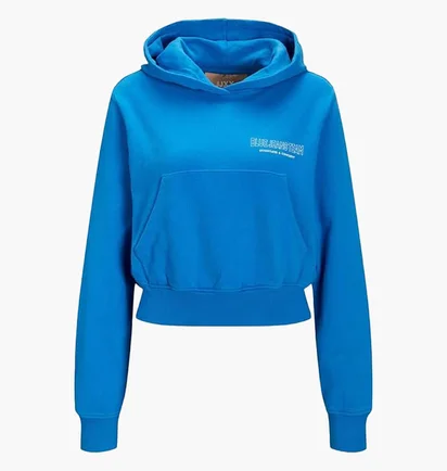 Худи женское JJXX Jxbailey Ls Relaxed Vint Sn Blue 12200370-BLUE