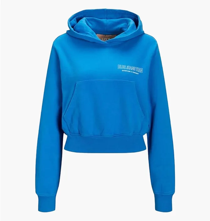 Худи женское JJXX Jxbailey Ls Relaxed Vint Sn Blue 12200370-BLUE