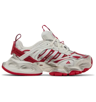 Кроссовки унисекс Adidas Xlg Runner Deluxe White/Red JS1590