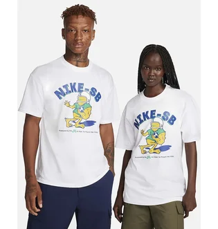 Футболка унисекс Nike T-Shirt Sb White FJ1165-100