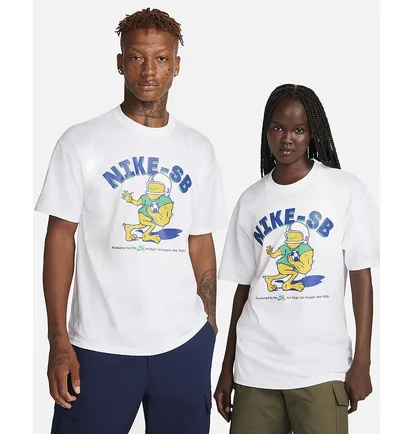 Футболка унісекс Nike T-Shirt Sb White FJ1165-100