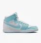 Кросівки чоловічі Air Jordan 1 Ko Shoes White/Light Blue DO5047-411