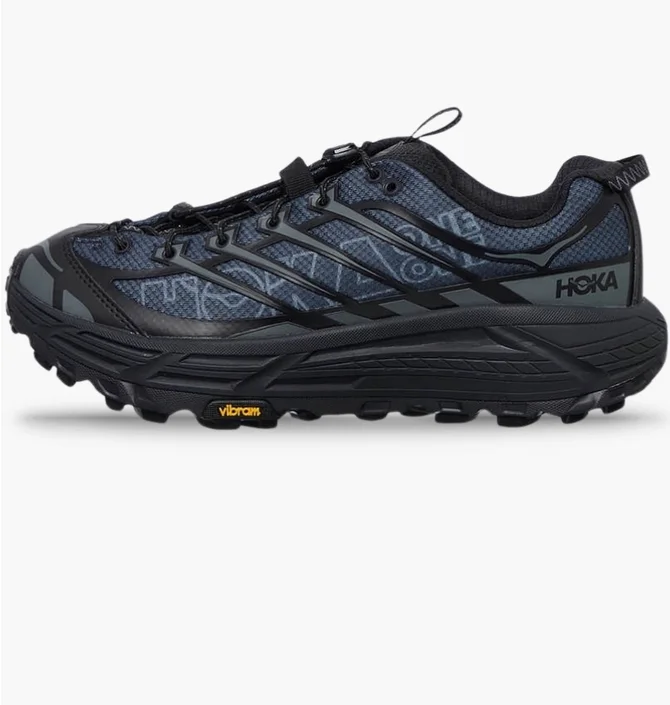 Кроссовки мужские Hoka Mafate Three2 Wordmark Black 1175490-BCKT