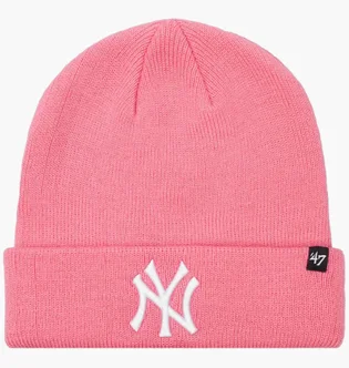 Шапка женская 47 Brand Mlb Ny Yankees Raised Pink B-RKN17ACE-RSA