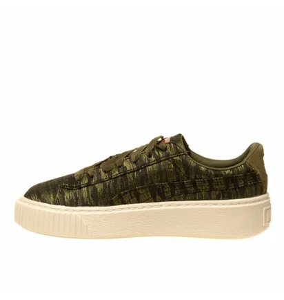 Кросівки жіночі Puma Basket Platform Vr Wmns Olive 364092-01