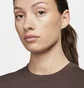 Лонгслив женский Nike One Fitted Brown FQ2148-237