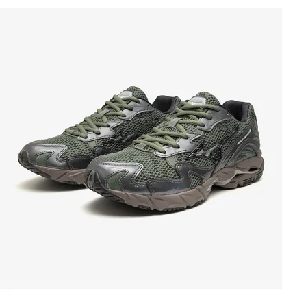 Кроссовки унисекс Mizuno Wave Rider 10 Green D1GA243109