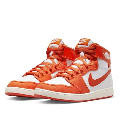 Кросівки чоловічі Air Jordan 1 Ko "Syracuse" White/Orange Do5047-801