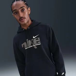 Худи мужское Nike Nk Club Bb Po Hdy Swsh Sport Black IM8321-010