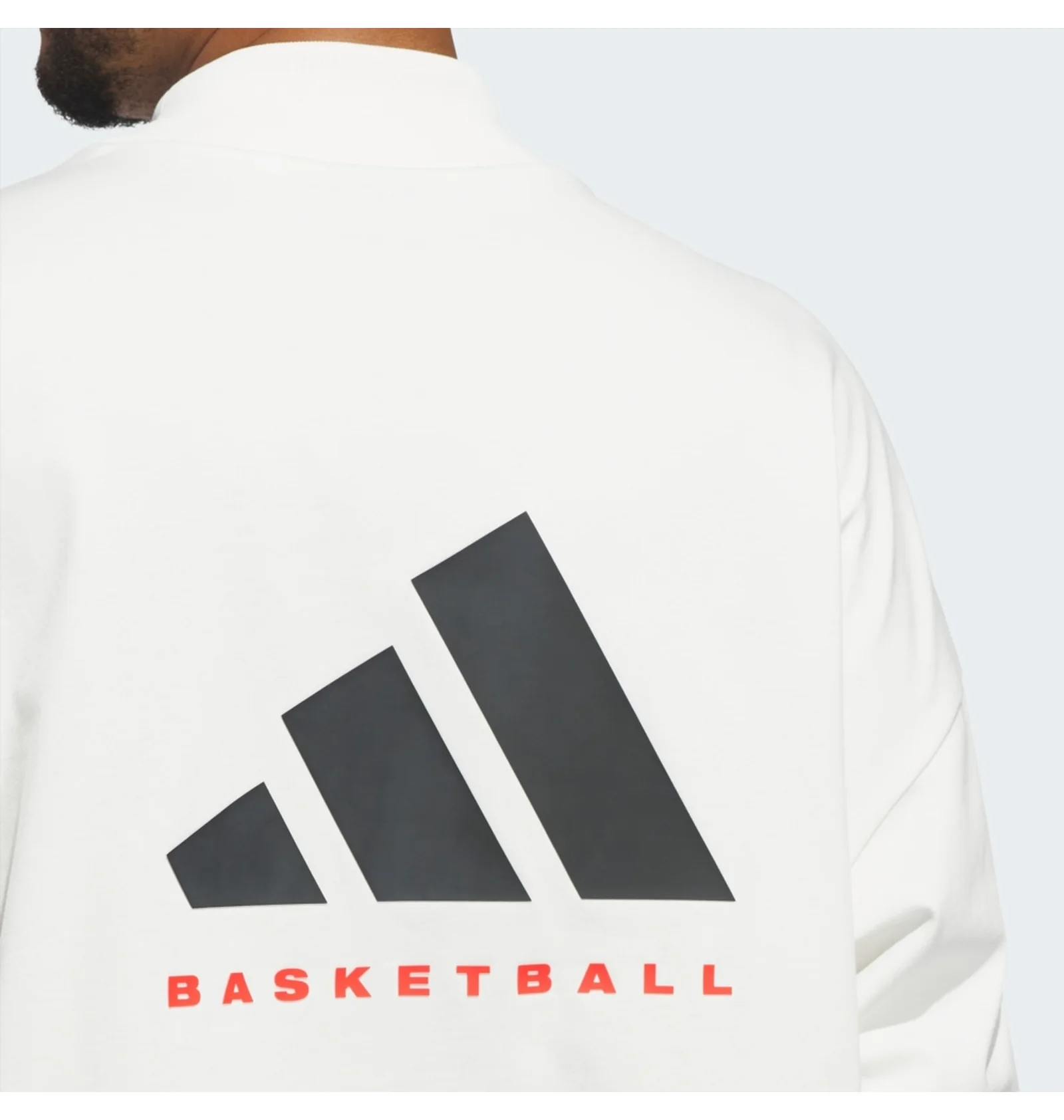 ᐉ Лонгслів унісекс Adidas Basketball Long Sleeve Tee White JE3766