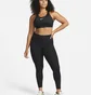 Топ женский Nike Womens High-Support Non-Padded Adjustable Sports Bra Black Dd0428-010