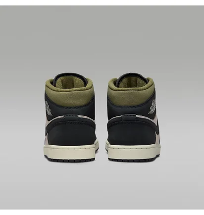 Кроссовки мужские Air Jordan 1 Mid Se Black/Beige HV4091-102