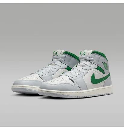 Кросівки чоловічі Air Jordan 1 Mid Grey/White DQ8426-142