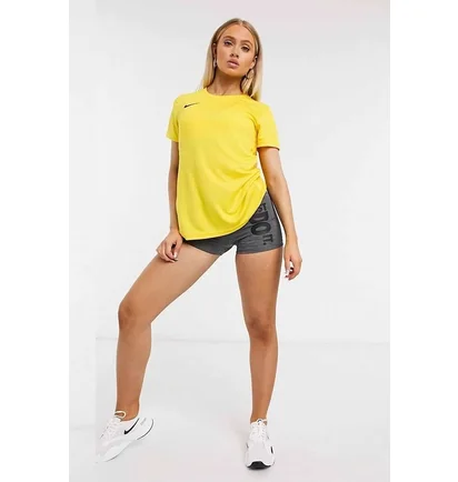 Футболка женская Nike W Nk Df Park Vii Jsy Ss Yellow Bv6728-719