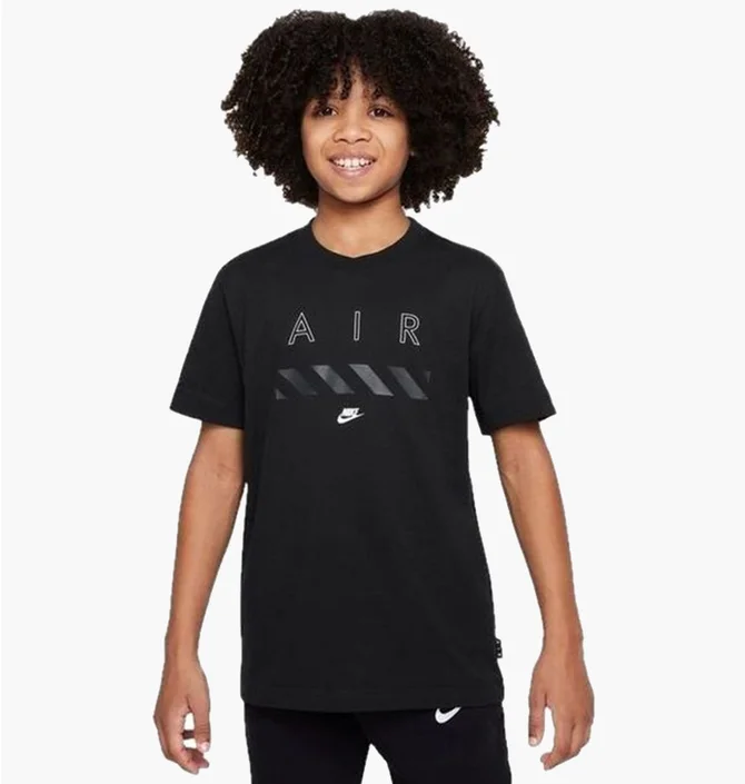Футболка детская Nike Air Older Kids T-Shirt Black HV5191-010