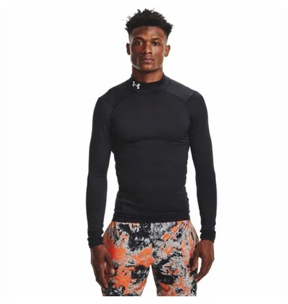 Термобелье мужское Under Armour Coldgear Comp Mock Black 1366072-001