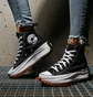Кеды женские Converse Run Star Hike Black 166800C