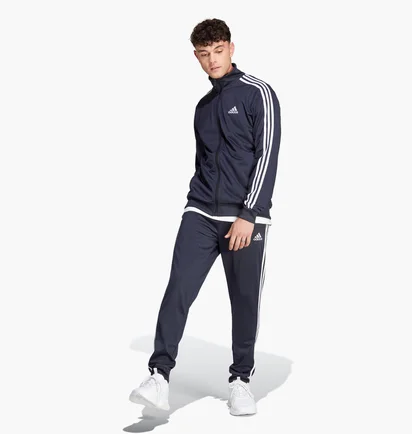Спортивний костюм чоловічий Adidas Sportswear Basic 3-Stripes Tricot Track Suit Blue Hz2220