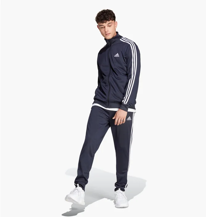 Спортивний костюм чоловічий Adidas Sportswear Basic 3-Stripes Tricot Track Suit Blue Hz2220