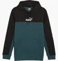 Худи мужское Puma Ess Block X Tape Hoodie Fl Black/Blue 673342-22